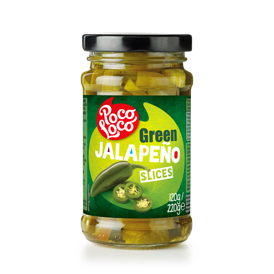 Image 220g Sliced Green Jalapenos